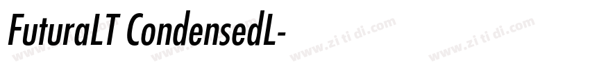 FuturaLT CondensedL字体转换